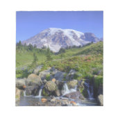 USA, Washington, Rainier NP, Rainier und 2 Notizblock (Vorderseite)