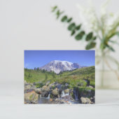 USA, Washington, Rainier NP, Rainier und 2 Postkarte (Stehend Vorderseite)