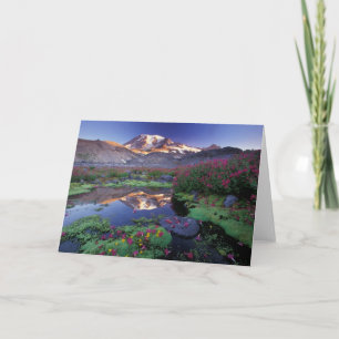 USA, Washington, Rainier NP, Sunrise, Karte