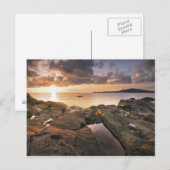 USA, Washington, San Juan Islands.  Dramatisch 2 Postkarte (Vorne/Hinten)