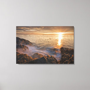 USA, Washington, San Juan Islands. Ein dramatisch Leinwanddruck