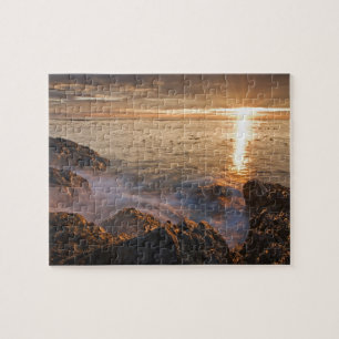 USA, Washington, San Juan Islands. Ein dramatisch Puzzle