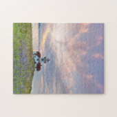 USA, Washington, San Juan Islands.Sonnenuntergang Puzzle (Horizontal)