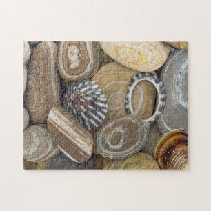 USA, Washington, Seabeck. Nahaufnahme des Strandes Puzzle