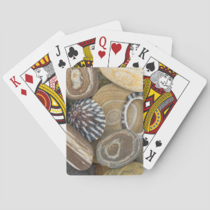 USA, Washington, Seabeck. Nahaufnahme des Strandes Spielkarten
