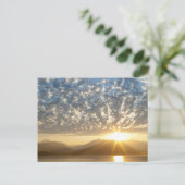 USA, Washington, Seabeck. Sonnenuntergang Postkarte (Stehend Vorderseite)