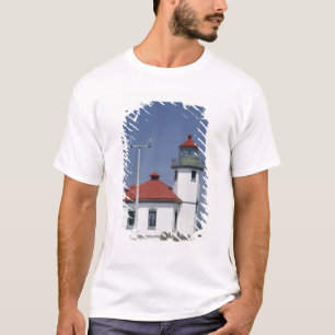 USA, Washington, Seattle, Alki Point Leuchtturm, T-Shirt
