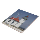 USA, Washington, Seattle, Alki Point Lighthouse, 2 Fliese (Seite)
