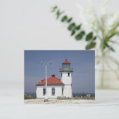 USA, Washington, Seattle, Alki Point Lighthouse, 2 Postkarte (Stehend Vorderseite)