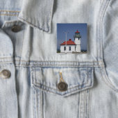 USA, Washington, Seattle, Alki Point Lighthouse, Button (Beispiel)