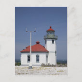 USA, Washington, Seattle, Alki Point Lighthouse, Postkarte (Vorderseite)