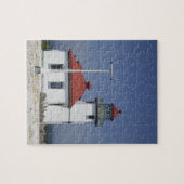 USA, Washington, Seattle, Alki Point Lighthouse, Puzzle (Horizontal)