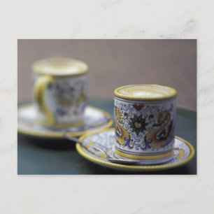 USA, Washington, Seattle, Espresso trinkt in 2 Postkarte