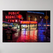 USA, Washington, Seattle, Pike Place Market Poster (Vorne)