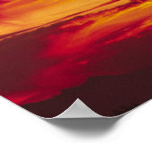 USA, Washington, Seattle. Sunrise Poster (Ecke)