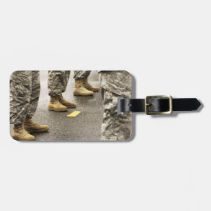 USA, Washington-Staat, Issaquah, Lachstag Gepäckanhänger