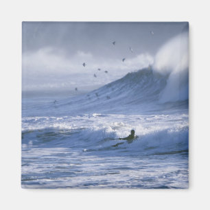 USA, Washington Staat, La Push. Kajak Magnet