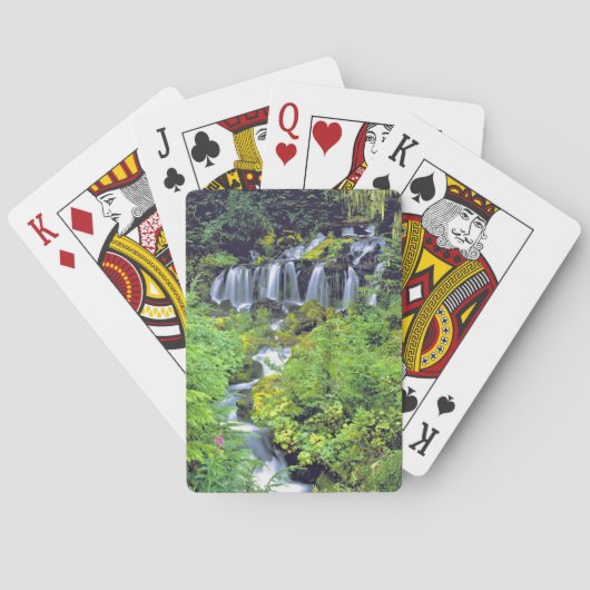 USA, Washington Staat, Mt Adams Wilderness. Zwilli Spielkarten (Rückseite)