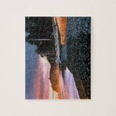 USA, Washington Staat, Olympic NP. Wellen raufen Puzzle (Vertikal)