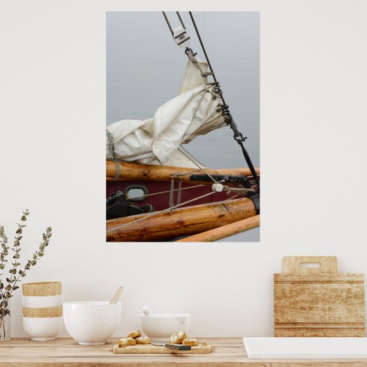 USA, Washington Staat, Port Townsend. Segelboot Poster (Küche)