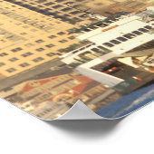 USA, Washington Staat, Seattle. Poster (Ecke)