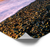 USA, Washington State, Olympic NP. Waves lap the Poster (Ecke)