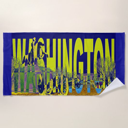 USA Washington Strandtuch (Vorderseite)