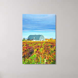 USA, Washington, Walla Walla. Garnison-Nebenfluss Leinwanddruck