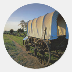 USA, Washington, Whitman Auftrag-Staatsangehörige Runder Aufkleber