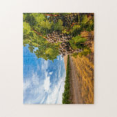 USA, Washington, Yakima Valley. Merlot-Trauben Puzzle (Vertikal)