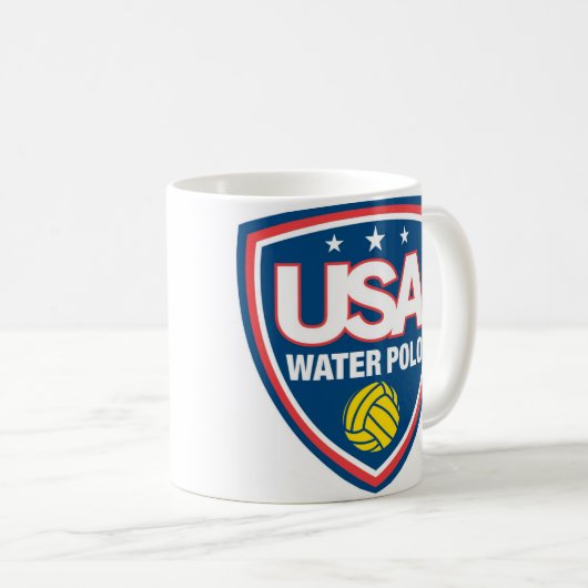USA-Wasser-Polo-Tasse Kaffeetasse (VorderseiteRechts)