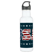 USA Water Bottle Edelstahlflasche (Vorderseite)