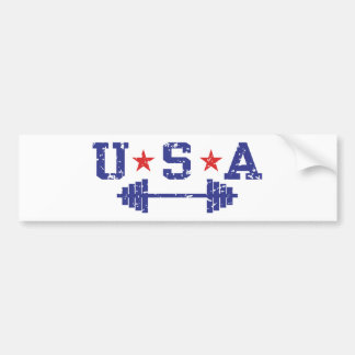 USA Weightlift Autoaufkleber