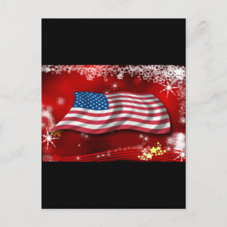 USA-Weihnachten Feiertagspostkarte