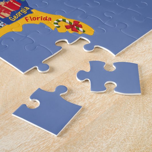 USA Weihnachten MAP Puzzle (Seite)