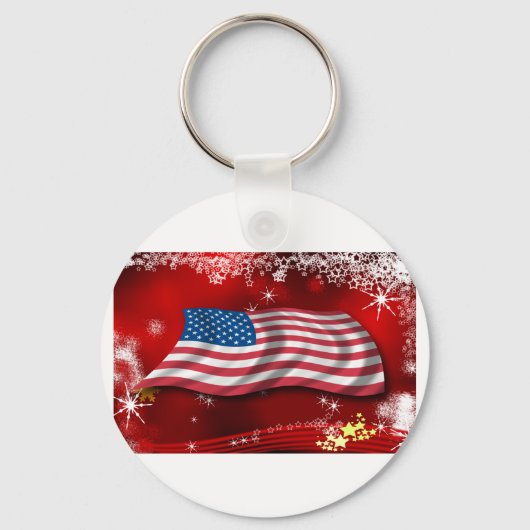 USA Weihnachten Schlüsselanhänger (Vorderseite)
