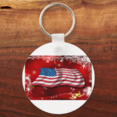 USA Weihnachten Schlüsselanhänger (Vorderseite)