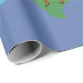 USA Weihnachtskarte Geschenkpapier (Rolleneckpunkt)