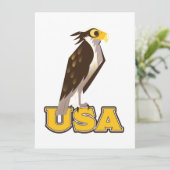 USA Weißkopfseeadler (Stehend Vorderseite)