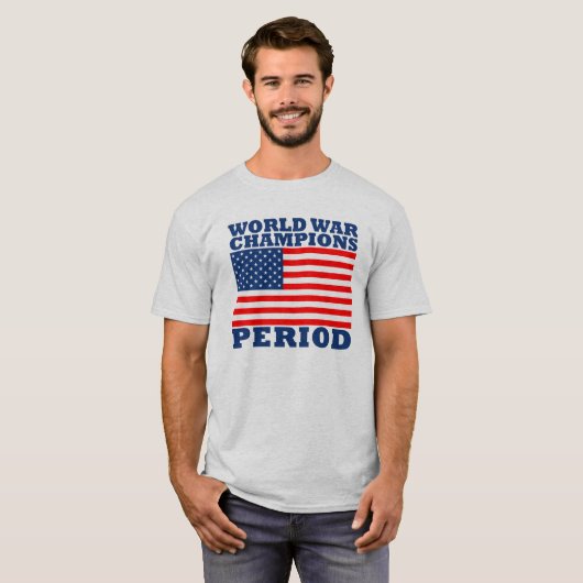 USA, Weltkrieg-Meister, Zeitraum T-Shirt (Vorne ganz)