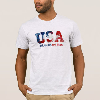 USA Weltmeisterschaft Fußball Ein Volk Ein Team Pa T-Shirt