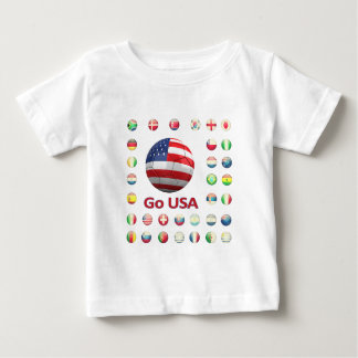 USA-Weltmeisterschaft Südafrika 2010 Baby T-shirt