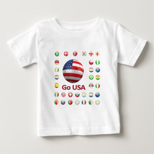 USA-Weltmeisterschaft Südafrika 2010 Baby T-shirt (Vorderseite)