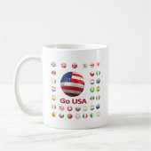 USA-Weltmeisterschaft Südafrika 2010 Kaffeetasse (Links)