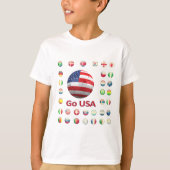 USA-Weltmeisterschaft Südafrika 2010 T-Shirt (Vorderseite)