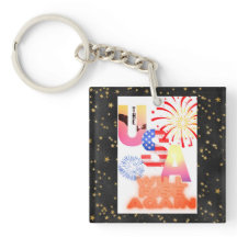 "USA werden wieder aufsteigen" Schlüsselanhänger