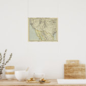 USA West, Mexiko Nordmeer Poster (Küche)