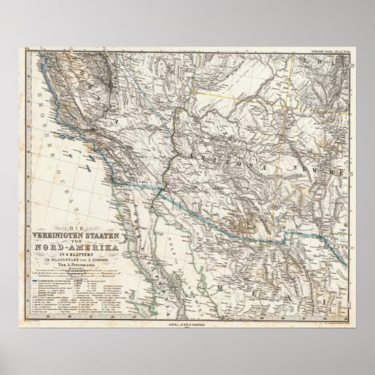 USA West Poster (Vorne)
