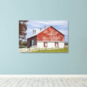 USA, West Virginia, Arbovale. Monongahela Leinwanddruck (Insitu (Holzboden))