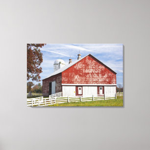 USA, West Virginia, Arbovale. Monongahela Leinwanddruck